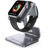 Lamicall Watch Stand for Apple Watch Magnetic Fast Charger | Aluminum Alloy Desk Charging Stand Holder Dock for iWatch SE3 SE2 Ultra 3, Series 11 10 9 8 7 6 5 (49/46/45/44/42/41/40/38mm)(3-Grey)