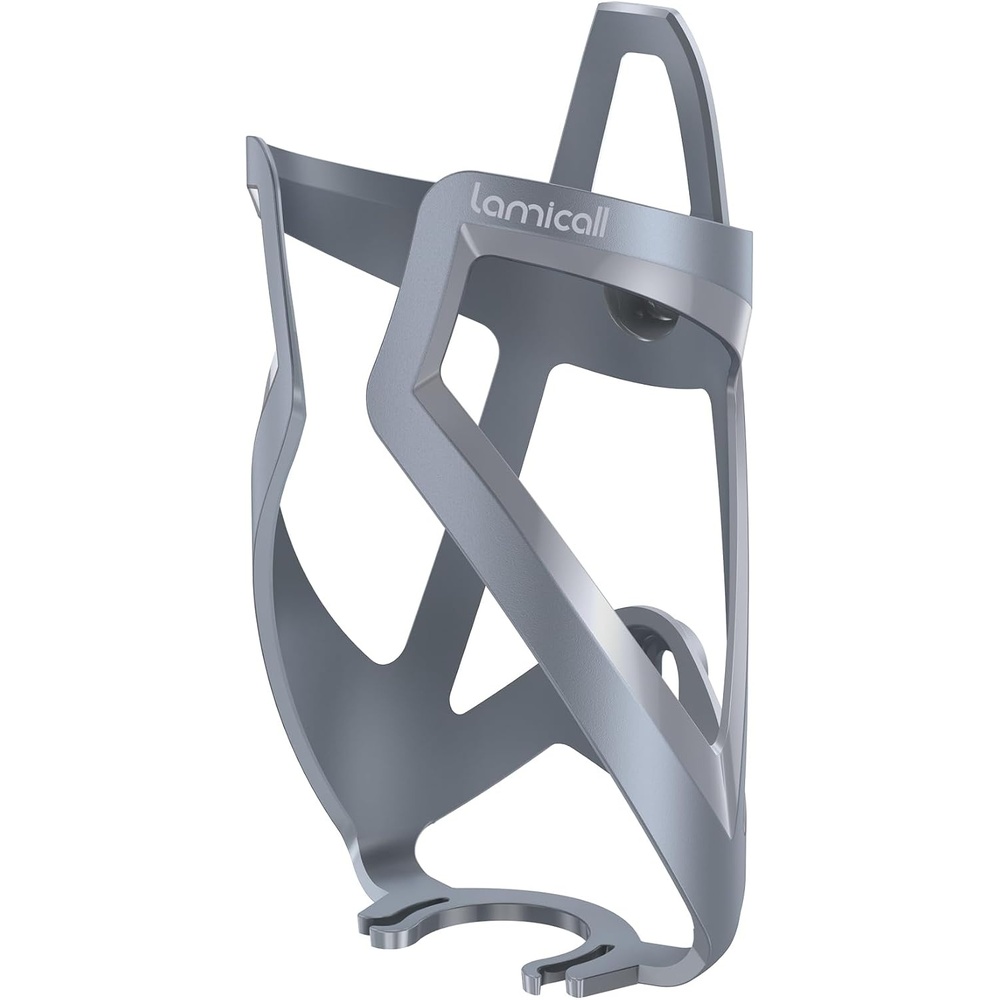image:imageLamicall Bike Water Bottle Holder  12 Oz Ultralight amp Sturdy Bike Cup Holder Bicycle Drink Cage Cycling Bike Water Bottle Cage with Screw Tool for 275394 Diameter Bottles  Sturdy Bicycle Drink Cage Cycling Bike Water Bottle Cage with Screw Tool for 275394 Diameter Bottles BlackGray