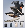 Lamicall Bike Motorcycle Phone Mount Holder – [1s Quick Lock] | Bike Cell Phone Holder Clip, Bicycle Scooter Handlebar Clamp, for iPhone 17 16 15 Pro Max, Galaxy S25 Ultra, 6-7.2″ Phones(Orange)