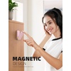 Lamicall Headphone Stand, Sticky Headset Hanger, Adhesive Headphone Holder | Headset Hook Mount Clip Under Desk, Earphone Clamp for Airpods Max, HyperX, Sennheiser, Black(Pink – One Pack)