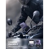 Lamicall Motorcycle Bike Phone Mount, 1s Lock Bike Phone Holder | Camera Friendly Bicycle Phone Clip, Scooter Accessories Gifts for iPhone Pro Max, Galaxy S25 Ultra, 4.7-7″ Phones(Black)