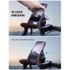 Lamicall Motorcycle Bike Phone Mount, 1s Lock Bike Phone Holder | Camera Friendly Bicycle Phone Clip, Scooter Accessories Gifts for iPhone Pro Max, Galaxy S25 Ultra, 4.7-7″ Phones(Red)