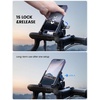 Lamicall Motorcycle Bike Phone Mount, 1s Lock Bike Phone Holder | Camera Friendly Bicycle Phone Clip, Scooter Accessories Gifts for iPhone Pro Max, Galaxy S25 Ultra, 4.7-7″ Phones(Black)