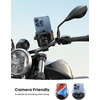 Lamicall Motorcycle Bike Phone Mount, 1s Lock Bike Phone Holder | Camera Friendly Bicycle Phone Clip, Scooter Accessories Gifts for iPhone Pro Max, Galaxy S25 Ultra, 4.7-7″ Phones(Orange)