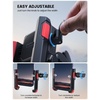 Lamicall Motorcycle Bike Phone Mount, 1s Lock Bike Phone Holder | Camera Friendly Bicycle Phone Clip, Scooter Accessories Gifts for iPhone Pro Max, Galaxy S25 Ultra, 4.7-7″ Phones(Red)