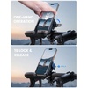 Lamicall Motorcycle Bike Phone Mount, 1s Lock Bike Phone Holder | No Block Camera Bicycle Cell Phone Holder Clamp, Scooter Bar Clip, Gifts for iPhone Pro Max, Galaxy S25 Ultra, 4.7-7″ Phones(Black)