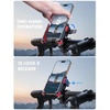 Lamicall Motorcycle Bike Phone Mount, 1s Lock Bike Phone Holder | No Block Camera Bicycle Cell Phone Holder Clamp, Scooter Bar Clip, Gifts for iPhone Pro Max, Galaxy S25 Ultra, 4.7-7″ Phones(Red)