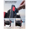 Lamicall Motorcycle Bike Phone Mount, 1s Lock Bike Phone Holder | No Block Camera Bicycle Cell Phone Holder Clamp, Scooter Bar Clip, Gifts for iPhone Pro Max, Galaxy S25 Ultra, 4.7-7″ Phones(Red)