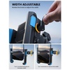 Lamicall Motorcycle Bike Phone Mount, 1s Quick Release Bike Phone Holder | Camera Friendly Bicycle Cell Phone Holder Clip, Scooter Handlebar Clamp, for iPhone Pro Max, Galaxy, 4.7-7″ Phones, Blue(Blue)