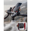 Lamicall Motorcycle Bike Phone Mount with Upgrade Vibration Dampener | Camera Friendly, for 6-7.2″ Phones, Bike Phone Holder Handlebar Clamp, Bicycle Cell Phone Mount, iPhone, Galaxy(Red)