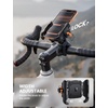 Lamicall Motorcycle Bike Phone Mount with Upgrade Vibration Dampener | Camera Friendly, for 6-7.2″ Phones, Bike Phone Holder Handlebar Clamp, Bicycle Cell Phone Mount, iPhone, Galaxy(Black)