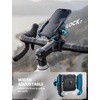 Lamicall Motorcycle Bike Phone Mount with Upgrade Vibration Dampener | Camera Friendly, for 6-7.2″ Phones, Bike Phone Holder Handlebar Clamp, Bicycle Cell Phone Mount, iPhone, Galaxy(Blue)