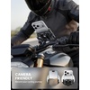 Lamicall Motorcycle Bike Phone Mount with Upgrade Vibration Dampener | Camera Friendly, for 6-7.2″ Phones, Bike Phone Holder Handlebar Clamp, Bicycle Cell Phone Mount, iPhone, Galaxy(Green)