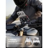 Lamicall Motorcycle Bike Phone Mount with Upgrade Vibration Dampener | Camera Friendly, for 6-7.2″ Phones, Bike Phone Holder Handlebar Clamp, Bicycle Cell Phone Mount, iPhone, Galaxy(Red)