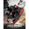 Lamicall Motorcycle Bike Phone Mount with Upgrade Vibration Dampener | Camera Friendly, for 6-7.2″ Phones, Bike Phone Holder Handlebar Clamp, Bicycle Cell Phone Mount, iPhone, Galaxy(Red)