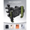 Lamicall Motorcycle Bike Phone Mount with Upgrade Vibration Dampener | Camera Friendly, for 6-7.2″ Phones, Bike Phone Holder Handlebar Clamp, Bicycle Cell Phone Mount, iPhone, Galaxy(Green)