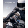 Lamicall Motorcycle Phone Mount Holder – [All Metal] [Anti Shake] | 1s Lock Bike Phone Holder Handlebar Clamp, Bicycle Cell Phone Mount, for iPhone 17 Pro Max, Galaxy, 4.7-7.2″ Phones, Black(Black)