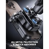 Lamicall Motorcycle Phone Mount Holder – [All Metal] [Anti Shake] | 1s Lock Bike Phone Holder Handlebar Clamp, Bicycle Cell Phone Mount, for iPhone 17 Pro Max, Galaxy, 4.7-7.2″ Phones, Black(Black)