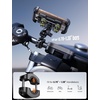 Lamicall Motorcycle Phone Mount Holder with Dual Vibration Dampener | Metal Adjustment Arm, Motorcycle Cell Phone Holder, Bike Handlebar Phone Mount, for iPhone 16 15 14 Pro Max, 4.7-6.7″ Phones(Green)