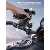 Lamicall Motorcycle Phone Mount Holder with Dual Vibration Dampener | Metal Adjustment Arm, Motorcycle Cell Phone Holder, Bike Handlebar Phone Mount, for iPhone 16 15 14 Pro Max, 4.7-6.7″ Phones(Green)