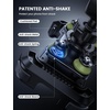 Lamicall Motorcycle Phone Mount Holder with Dual Vibration Dampener | Upgrade Handlebar Clip, Motorcycle Cell Phone Holder, Bike Phone Mount, for iPhone Pro Max, 4.7-6.7″ Phones, Black(Green)