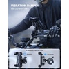 Lamicall Motorcycle Phone Mount Holder with Dual Vibration Dampener | Upgrade Handlebar Clip, Motorcycle Cell Phone Holder, Bike Phone Mount, for iPhone Pro Max, 4.7-6.7″ Phones, Black(Black)