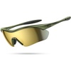 Green Frame - Gold Lens