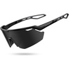 Lamicall 24g Polarized Sports Sunglasses for Men Women – UV400 Protection Sun Glasses for Baseball Running Cycling Fishing(Black Frame-gray Lens)