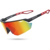 Lamicall 24g Polarized Sports Sunglasses for Men Women – UV400 Protection Sun Glasses for Baseball Running Cycling Fishing(Black Frame-red Lens)