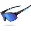 Black Frame-blue Lens