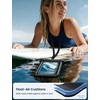 Lamicall Floating Waterproof Phone Pouch 2 Pack, Cruise & Travel Essentials(Green Accent)