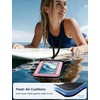 Lamicall Floating Waterproof Phone Pouch 2 Pack, Cruise & Travel Essentials(Pink & Black)