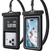Lamicall Floating Waterproof Phone Pouch 2 Pack, Cruise & Travel Essentials(A-White Accent)