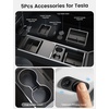 Lamicall Center Console Organizer for Tesla Model Y and 3 2026, 5PCS Black(5-piece set)